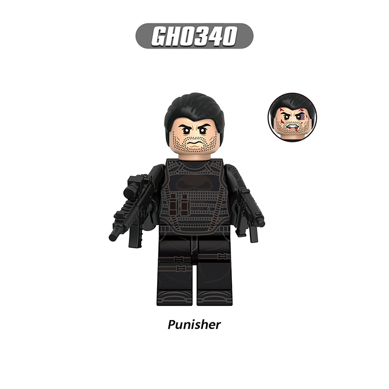 G0145 Marvel Superhero Punisher Daredevil Action Figures Building Blocks DC Comics  Sentry Minifigs Blocks Children Toys Gifts