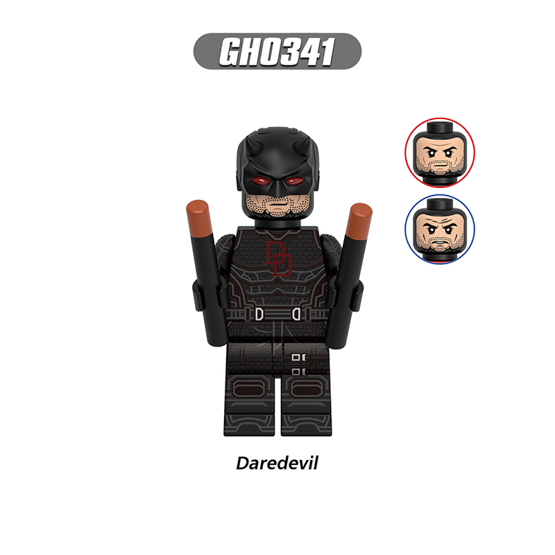 G0145 Marvel Superhero Punisher Daredevil Action Figures Building Blocks DC Comics  Sentry Minifigs Blocks Children Toys Gifts