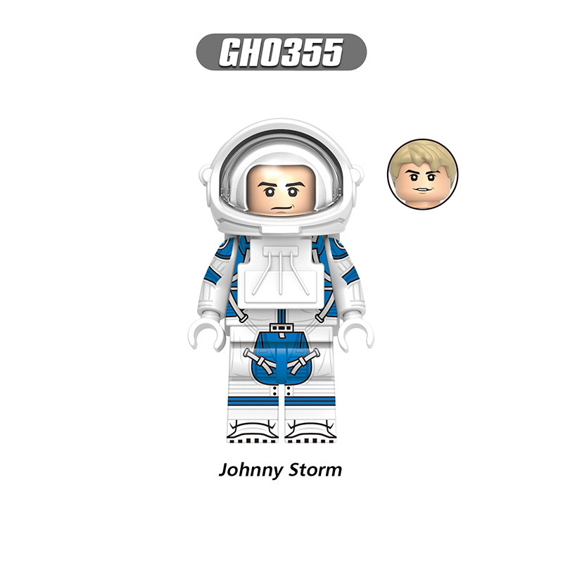 G0147 Marvel DC Fantastic Four Mister Fantastic Action Figure Susan Storm Reed Richards Building Blocks Annihilus Children Gifts Toys
