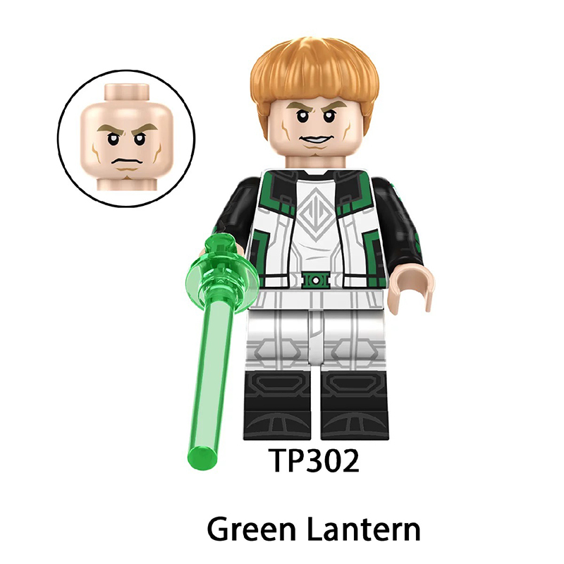 TP1038 Marvel DC Super Hero Marvel Hawlgirl Action Figures Superman Greem Lantern Minifigs Building Blocks Toys Children Gifts