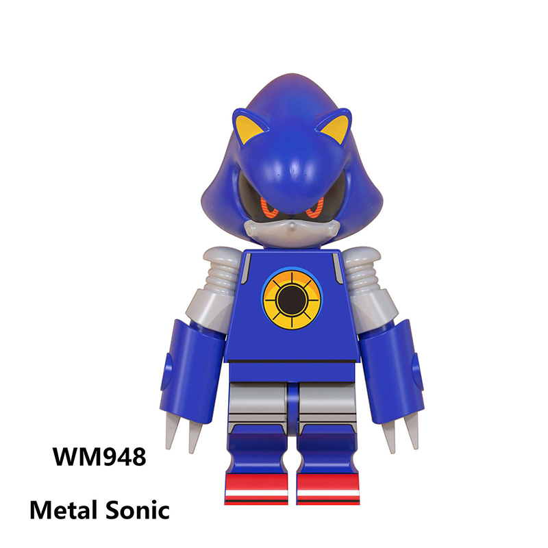 WM6088 Game Sonic Boom Jet Metal Sonic Sticks Action Figures Building Blocks Nack Minifigs Collection Children Birthday Gifts Toys