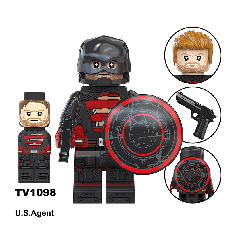 TV6212 Marvel Superhero Winter Solider Ghost Action Figures Building Blocks DC Comics  Sentry Minifigs Thunderbolts Children Toys Gifts