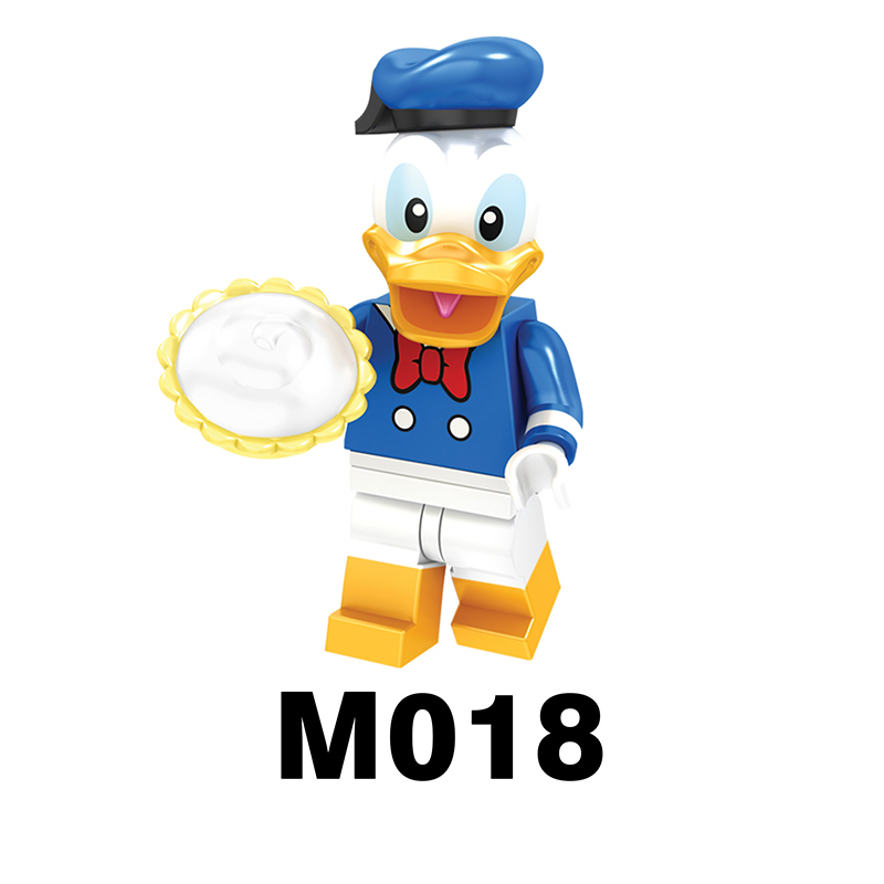 M1003 Disney Cartoon Minifigs Stitch Building Blocks Minnie Mouse Mickey Mouse Tang Duck Model Chillderen Toys Education Gifts