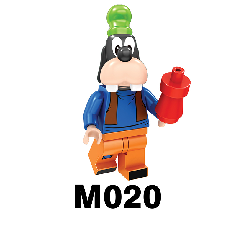 M1003 Disney Cartoon Minifigs Stitch Building Blocks Minnie Mouse Mickey Mouse Tang Duck Model Chillderen Toys Education Gifts
