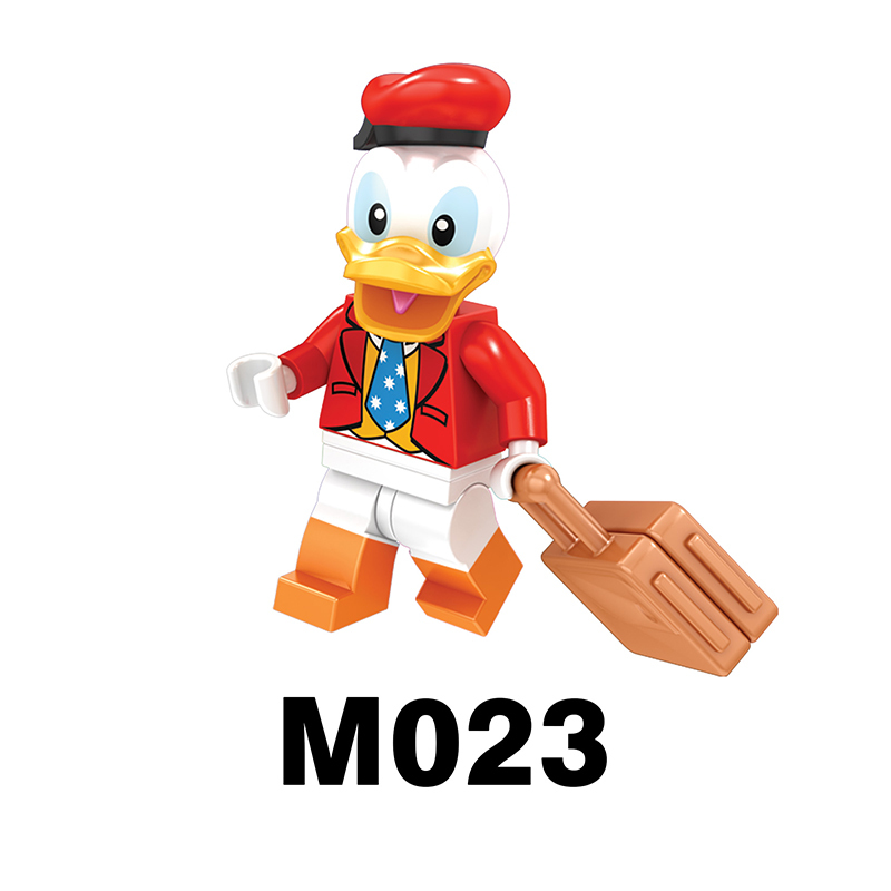 M1003 Disney Cartoon Minifigs Stitch Building Blocks Minnie Mouse Mickey Mouse Tang Duck Model Chillderen Toys Education Gifts