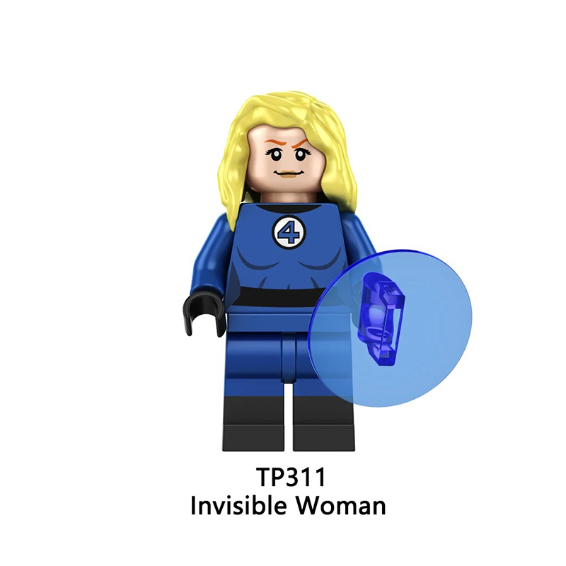 TP1039 Marvel DC Fantastic Four Mister Fantastic Minifigs Action Figure Human Torch Building Blocks Annihilus Children Gifts Toys