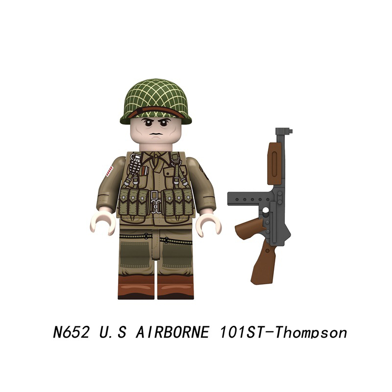 Military Series U.S. Airbone 101st-Bar Minifigs Bricks Kits Compatible
