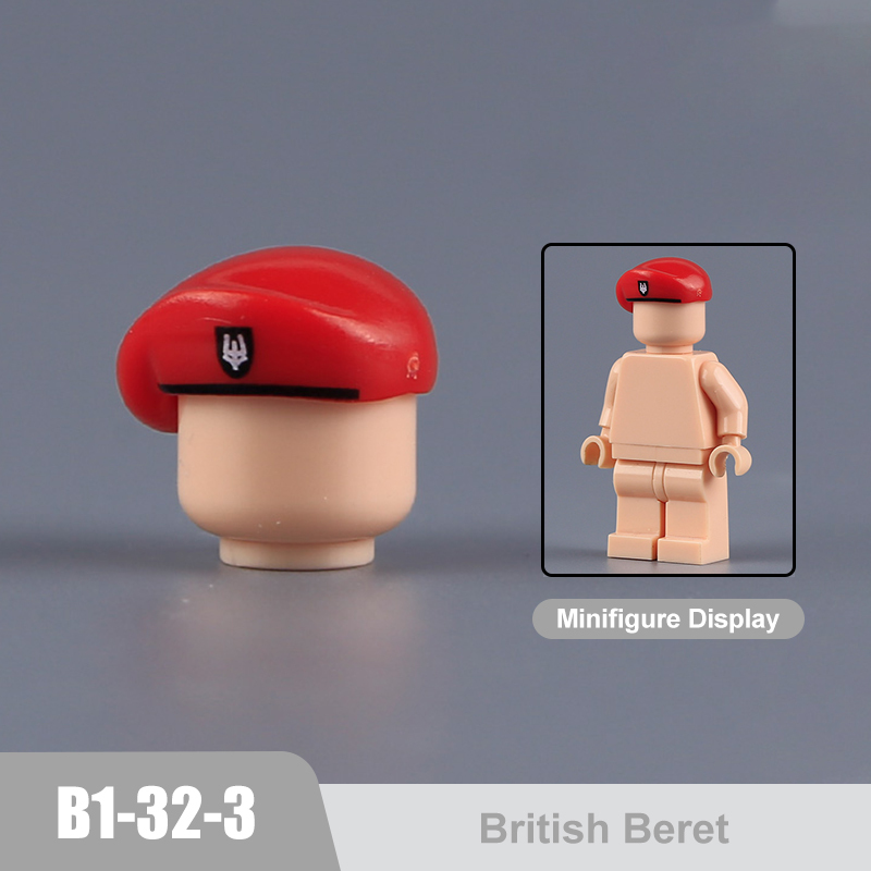 WW2 Military Soviet British Soldier Helmet Building Blocks Medical Helmet Army Soliders Compatible Hats Bricks Children Gifts Toys