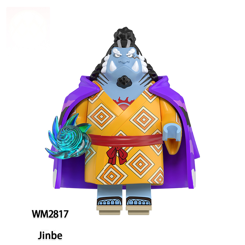 WM6193 One Piece Japanese Anime Roronoa Zoro Action Figures Monkey D.Luffy Building Blocks Nami Minifigs Cartoon Children Gift