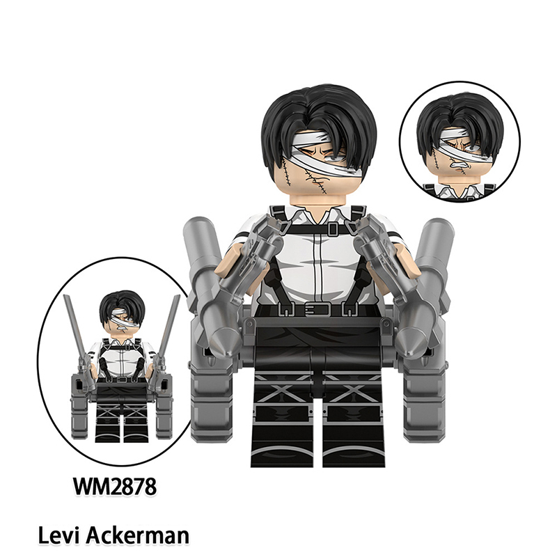 WM6197 Japanese Cartoon Anime Monster No.8 Mina Ashiro Leno Ichikawa Building Blocks Haruichi Izumo Anime Action Gifts Toys Kids