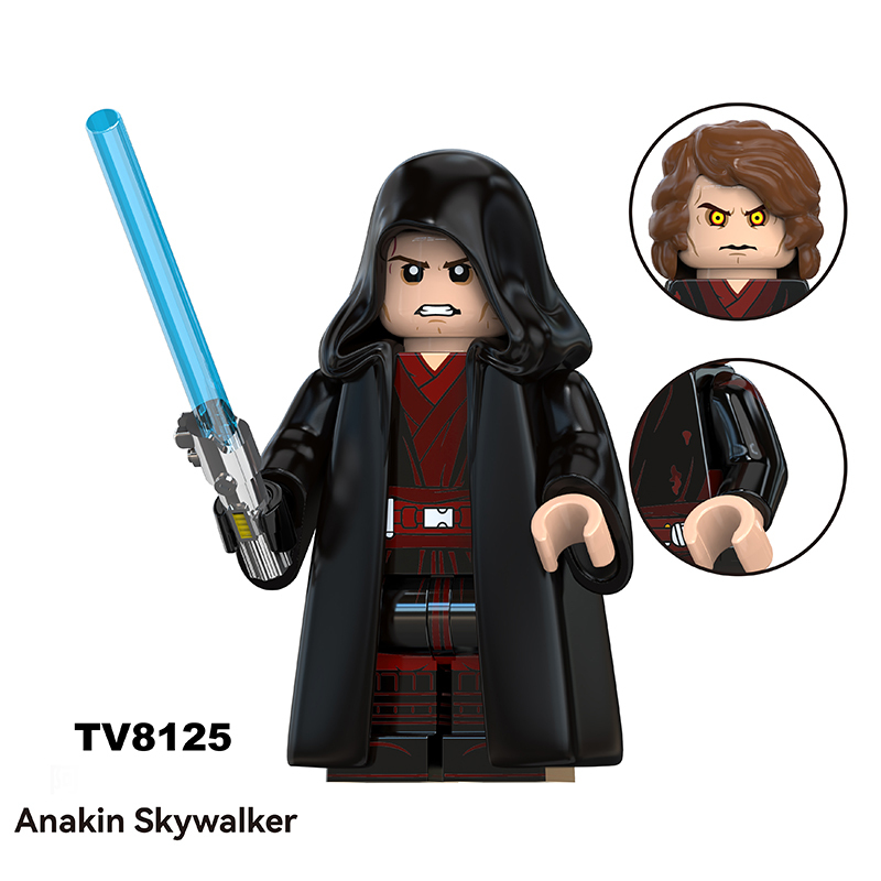 TV6114 Star Wars Series Minifigs Building Blocks 501 Clone Trooper  Anakin Skywalker Model Ameican Action Toys Gifts