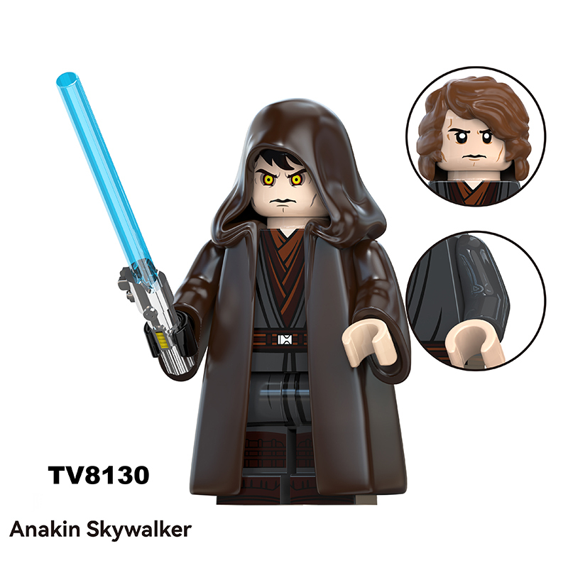 TV6114 Star Wars Series Minifigs Building Blocks 501 Clone Trooper  Anakin Skywalker Model Ameican Action Toys Gifts
