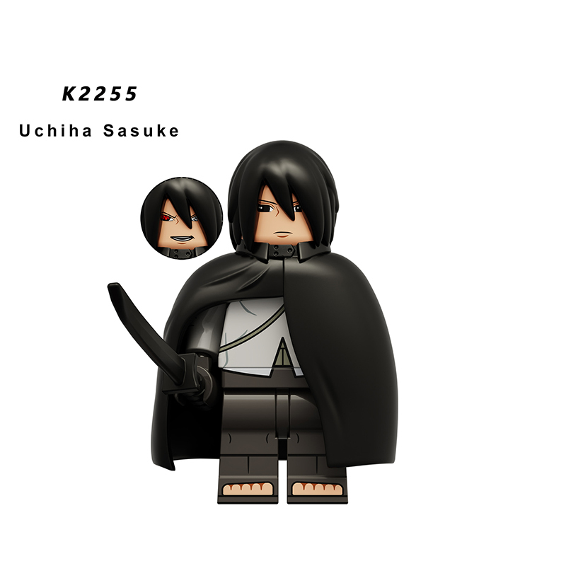 WM6152 Naruto Series Uzumaki Boruto Minifigs Uchiha Sasuke Building Blocks Hyuga Hinata Anime Action Figures Children Toys Gifts