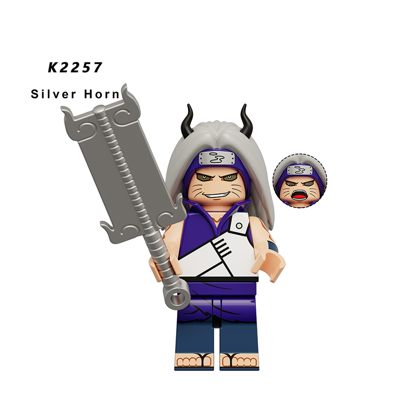 WM6152 Naruto Series Uzumaki Boruto Minifigs Uchiha Sasuke Building Blocks Hyuga Hinata Anime Action Figures Children Toys Gifts