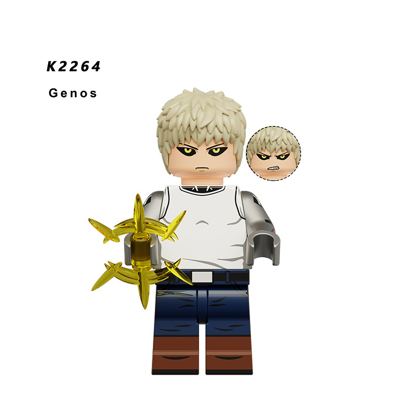 KDL841 Anime Sonic the Hedgehog Minifig Miles Genos Saitama Blizzard Movies Action Figures Building Blocks Kids Birthday Gifts Boys
