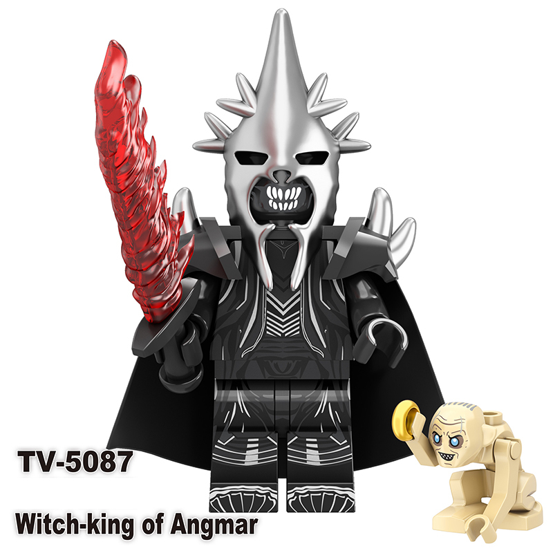 TV6410 The Lord of the Rings Gimli Isildur Minifigs Building Blocks Military Orcs Sam Weapons Bolg Minifigs Medieval Knight KidsToys