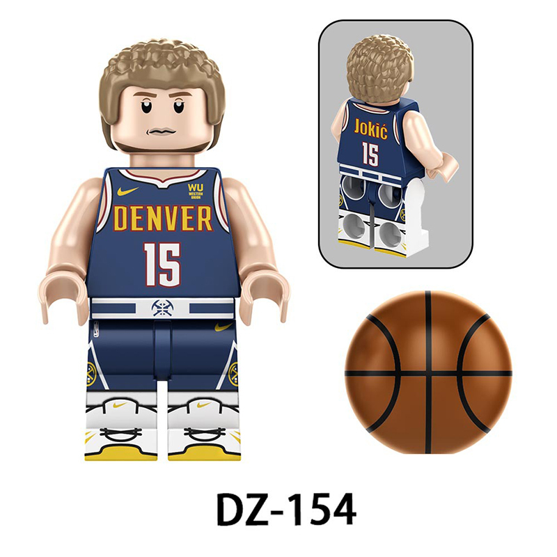 TV6508 Basketball Shaquille O'Neal Minifigs Building Blocks Kobe Bryant Michael Jordan James Cartoon Models Boys Toys Gifts Children