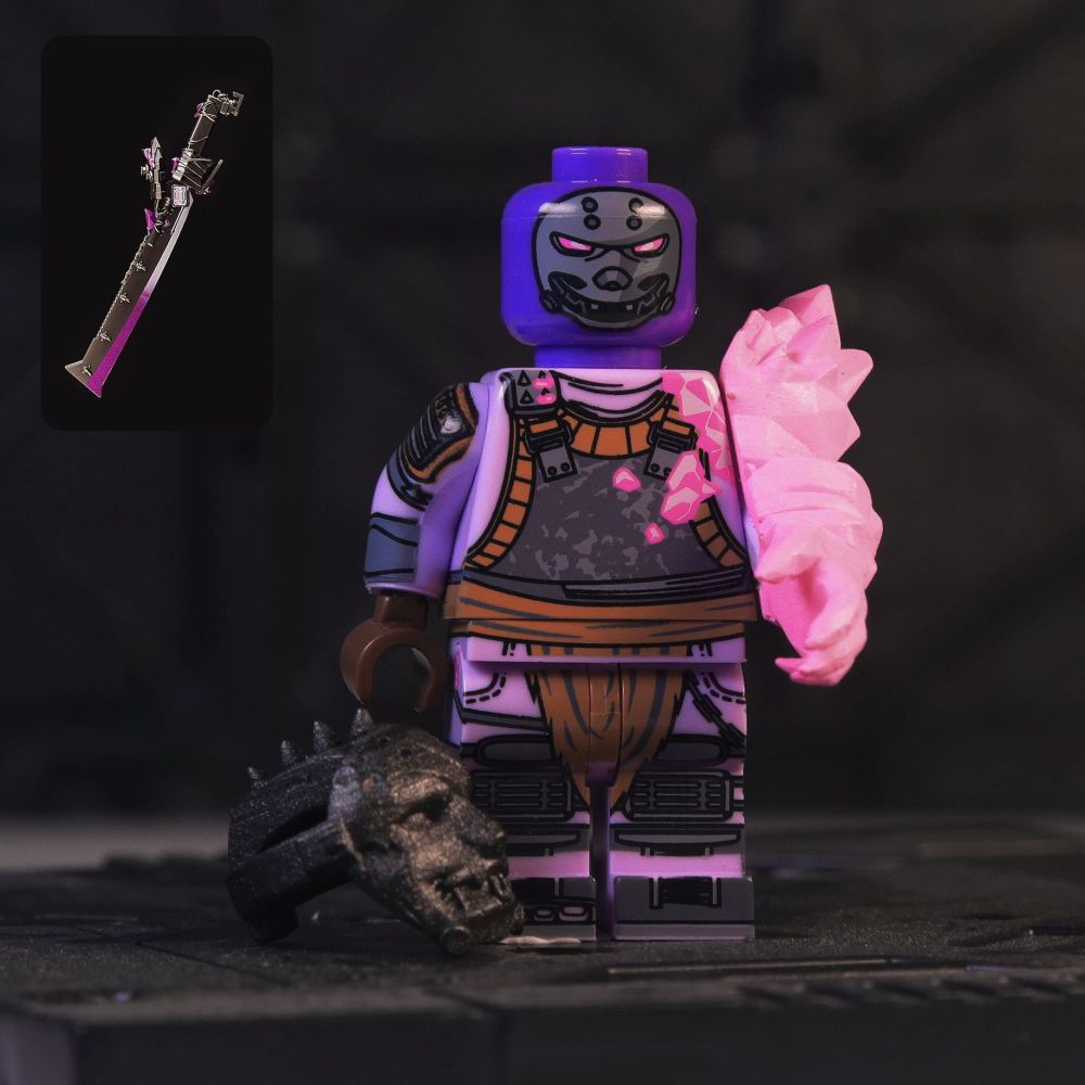 GP801 Game for Peace Power Mecha Minifigs Building Blocks Character Power Mech Weapon Gun Knife Bag Accessories Toys Gift
