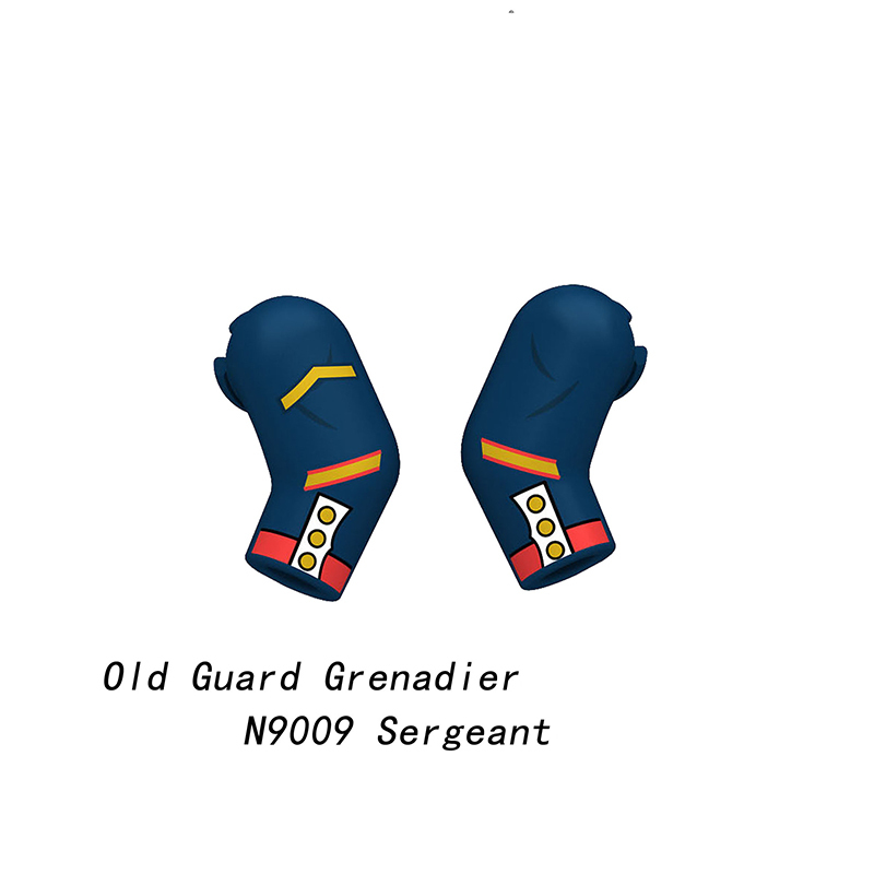 N9001 MOC Medieval Military Weapons North African Mountain Division Right Arm Armor Building Blocks Accessories Bricks Toys Children Gift