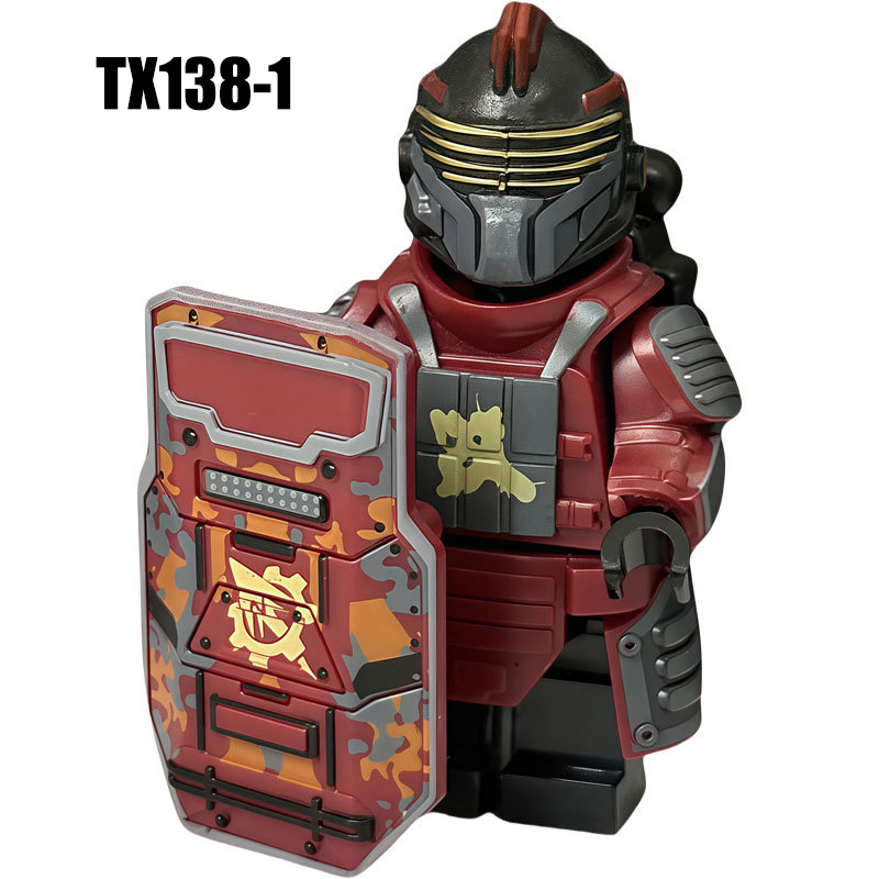 Game for Peace Power Mecha Minifigs Building Blocks Subway Escape Character Power Mech Weapon Gun Knife Bag Accessories Toys Gift