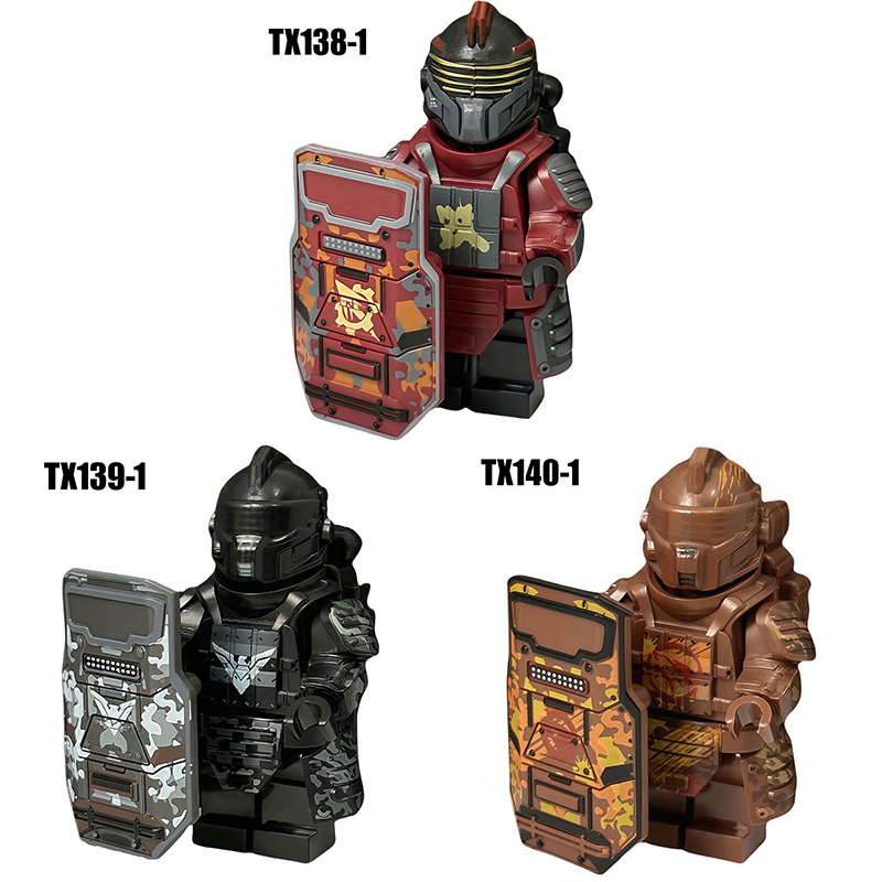 Game for Peace Power Mecha Minifigs Building Blocks Subway Escape Character Power Mech Weapon Gun Knife Bag Accessories Toys Gift