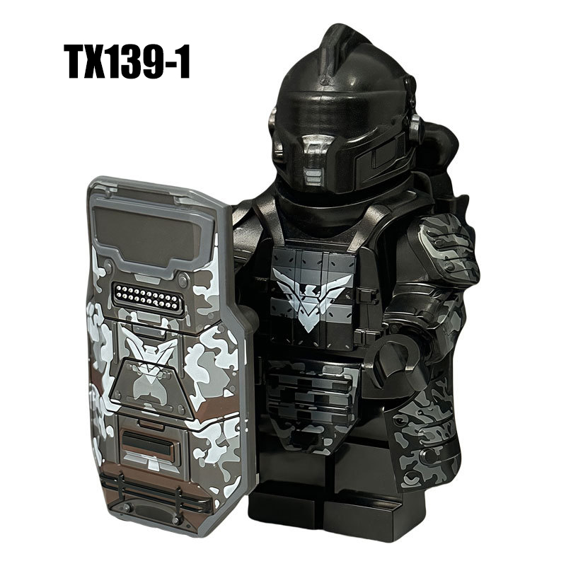 Game for Peace Power Mecha Minifigs Building Blocks Subway Escape Character Power Mech Weapon Gun Knife Bag Accessories Toys Gift