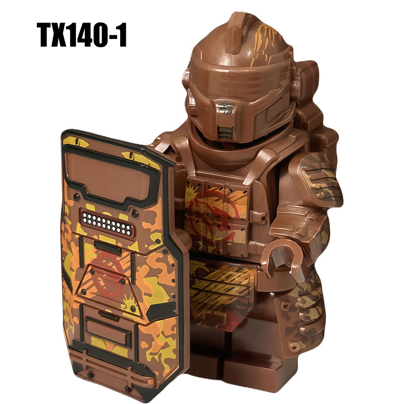 Game for Peace Power Mecha Minifigs Building Blocks Subway Escape Character Power Mech Weapon Gun Knife Bag Accessories Toys Gift