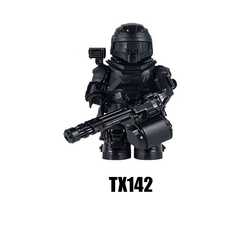 GP801 Game for Peace Power Mecha Minifigs Building Blocks Character Power Mech Weapon Gun Knife Bag Accessories Toys Gift
