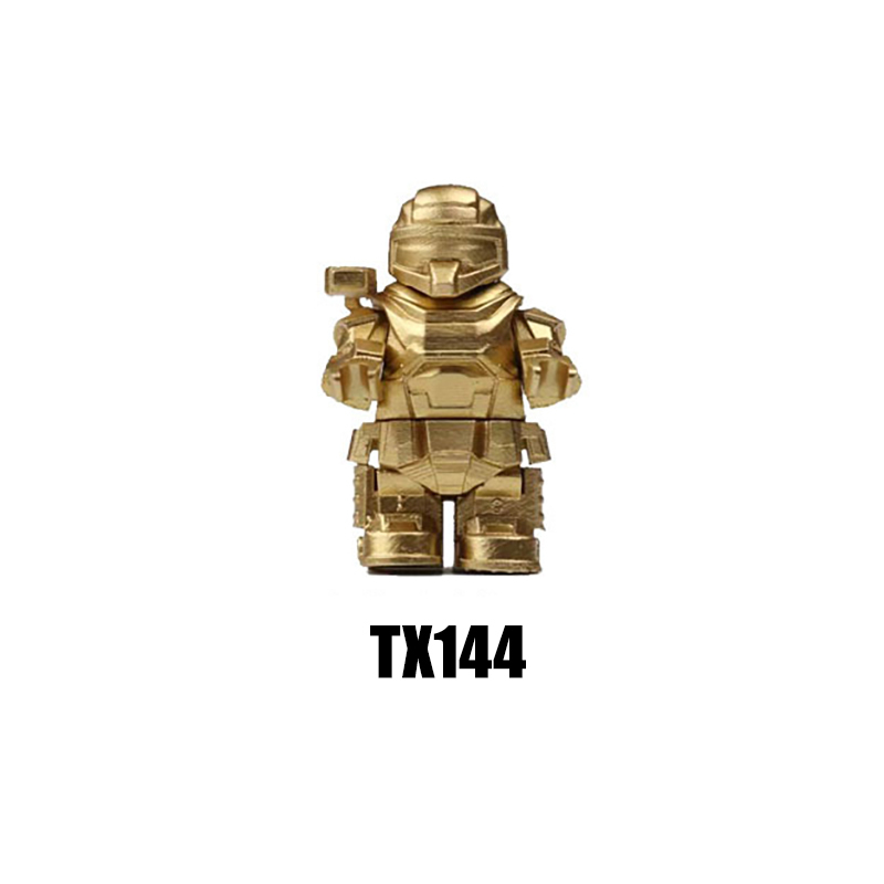 GP801 Game for Peace Power Mecha Minifigs Building Blocks Character Power Mech Weapon Gun Knife Bag Accessories Toys Gift