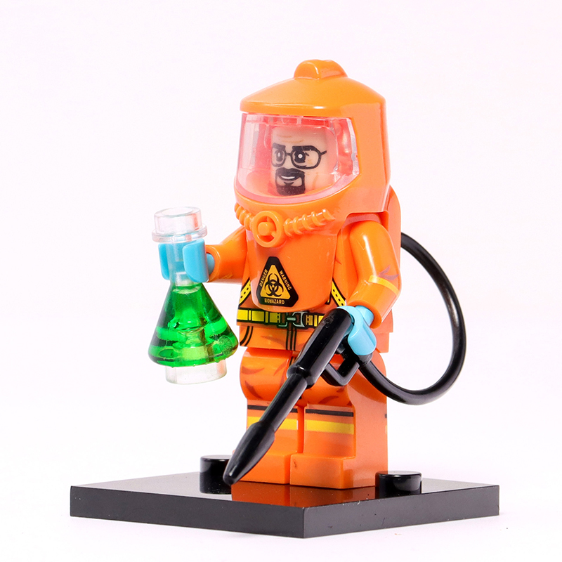N109-116 Horror Series Zombie Minifigs Building Blocks Micha Fusako Action Figures Terrifying Collection Children Toys Boy Gifts