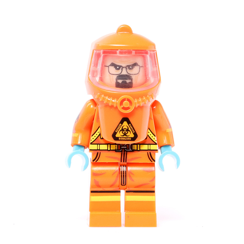 N109-116 Horror Series Zombie Minifigs Building Blocks Micha Fusako Action Figures Terrifying Collection Children Toys Boy Gifts