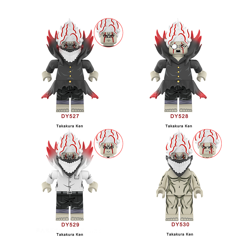 DY527-530 Game Japanese Flim Takakura Ken Minifigs Building Blocks GANTZ Anime Cooper Howard Compatible Toys Gift