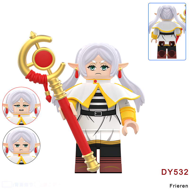 DY531 DY532 Beyond Journey’s End Mini Anime Frieren Action Figure Building Blocks Cartoon Movie Model Toys Decoration Children Gift