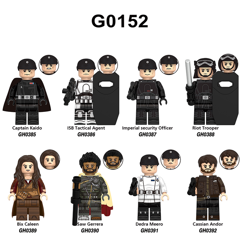 G0119 Star Wars Series Mudtroopers Captain Minifigs Building Blocks Mimban Stormtrooper Leipa Action Figures Children Gifts Toys