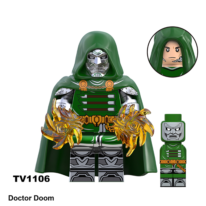 G0151 Movie DC Fantastic Four Mister Fantastic Minifigs Action Figure Human Galactus Building Blocks Annihilus Children Gifts Toys