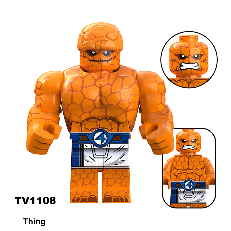 G0151 Movie DC Fantastic Four Mister Fantastic Minifigs Action Figure Human Galactus Building Blocks Annihilus Children Gifts Toys