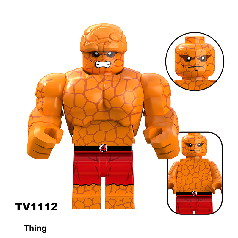 G0151 Movie DC Fantastic Four Mister Fantastic Minifigs Action Figure Human Galactus Building Blocks Annihilus Children Gifts Toys