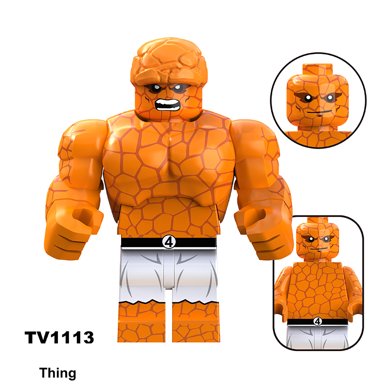 TV6213 Movie DC Fantastic Four Mister Fantastic Minifigs Action Figure Doctor Doom Building Blocks Annihilus Children Gifts Toys