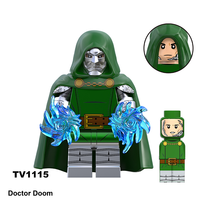 TV6213 Movie DC Fantastic Four Mister Fantastic Minifigs Action Figure Doctor Doom Building Blocks Annihilus Children Gifts Toys