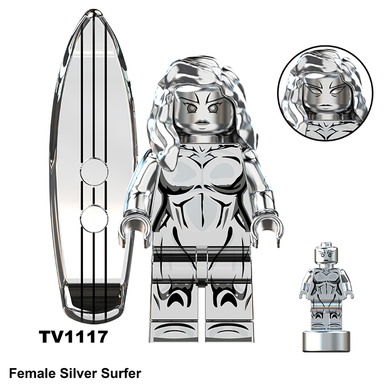 TV6213 Movie DC Fantastic Four Mister Fantastic Minifigs Action Figure Doctor Doom Building Blocks Annihilus Children Gifts Toys