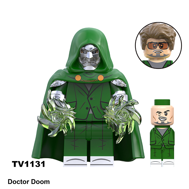 TV6214 Movie DC Fantastic Four Mister Fantastic Minifigs Action Figure Doctor Doom Building Blocks Annihilus Children Gifts Toys