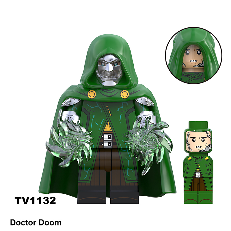 TV6214 Movie DC Fantastic Four Mister Fantastic Minifigs Action Figure Doctor Doom Building Blocks Annihilus Children Gifts Toys