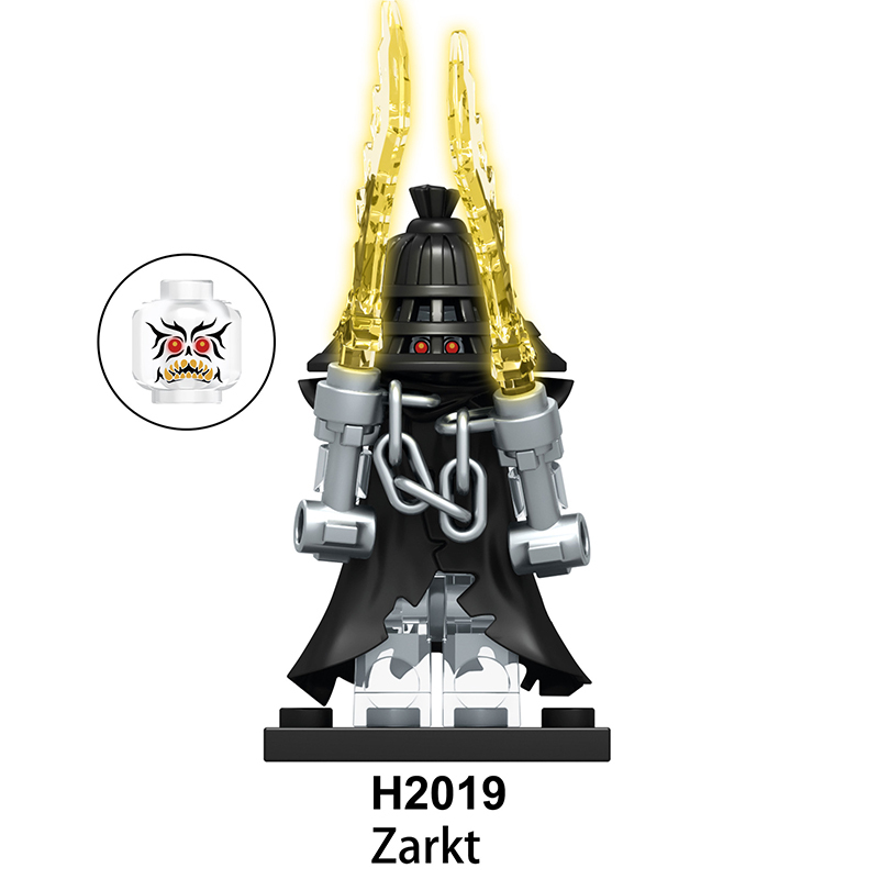 FD601-604 Phantom Ninja Game Series Minifigs Building Blocks Forbidden five  Accessories Shield Sword Compatible Toys Boys