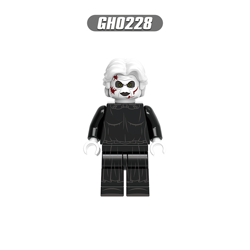 WM6205 Terror Halloween Chucky Nun Ash Anime Action Figure Terrifier Abo Silence Bricks Minifigs Children Gifts Boys Toys