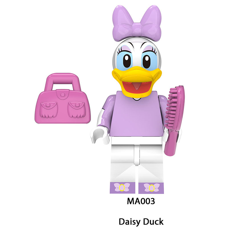 M1003 Disney Cartoon Minifigs Stitch Building Blocks Minnie Mouse Mickey Mouse Tang Duck Model Chillderen Toys Education Gifts