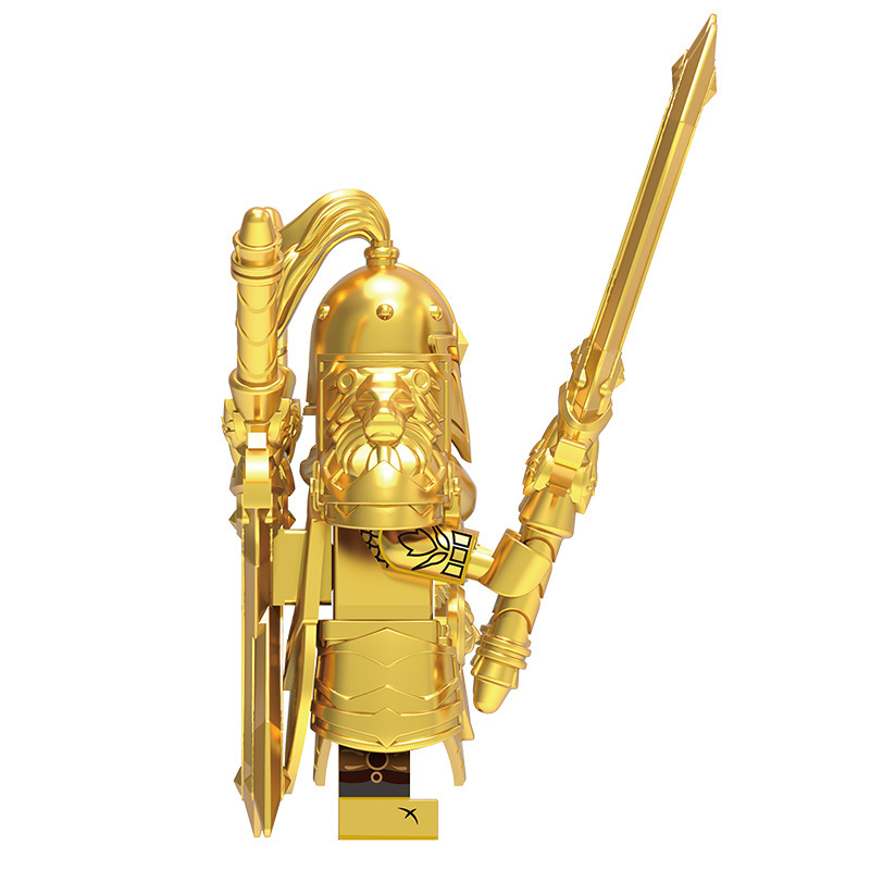 FQ101 FQ102 Medieval Knight Soldier Minifigs The legendary Imprint Guts Weapon War Building Blocks Storm City Toy Kids Gift