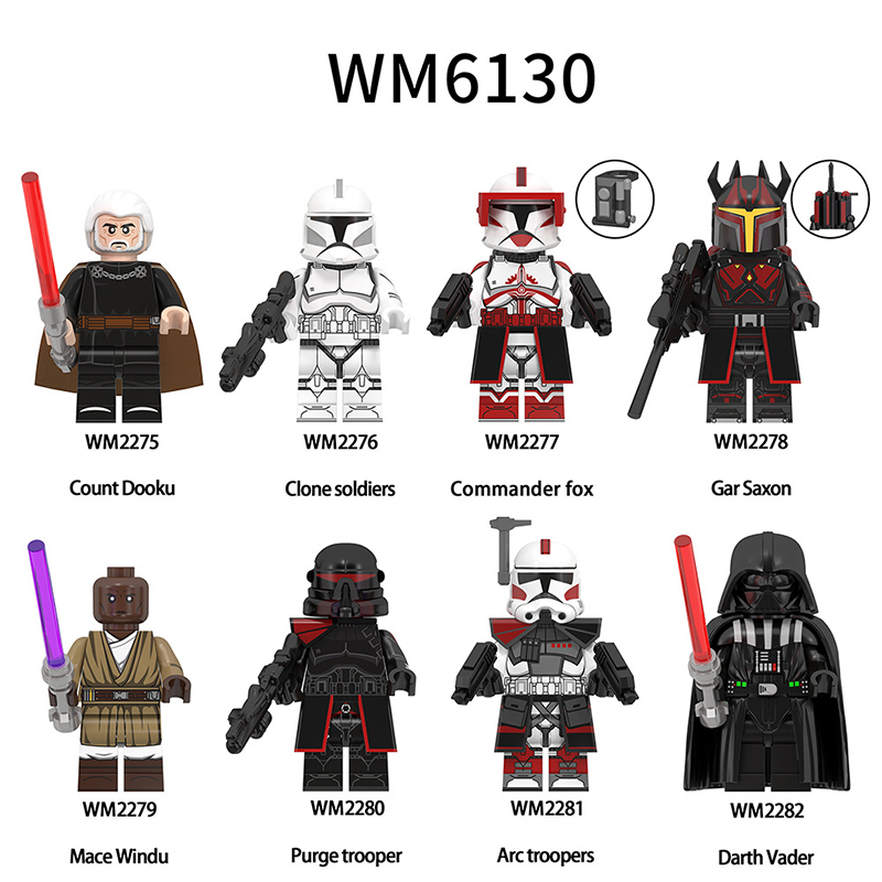 KDL843 Star Wars Sabine Wren Arf Minifigs Building Blocks Leia Organa Solo Ahsoka Tano Action Figures Weapon Toys Children Gifts