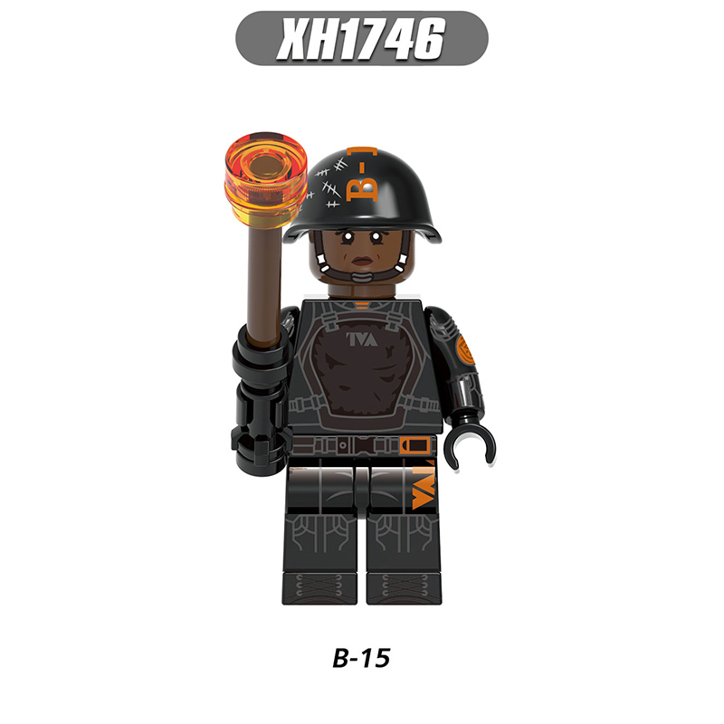 X0318 Super Heroes Avengers Minifigures Building Blocks Marvel Loki Sylvie Action Mini Figures DIY MOC Assemble Bricks Toys Birthday Gift for Children Boys