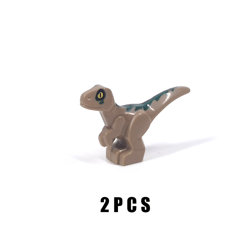 MOC Animal Series Minifigures Dinosaur Building Blocks DIY Jurassic Park Tyrannosaurus Parts Bricks Modle Toys Compatible 33030 33050