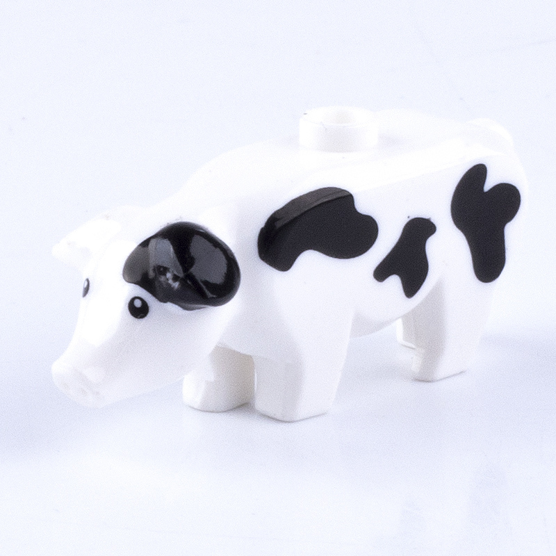 MOC City Animal Series Minifigures Pigs Building Blocks DIY Farm Zoo Accessories Bricks Modle Toys For Children Compatible 87621